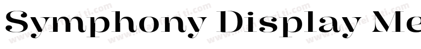 Symphony Display Me字体转换